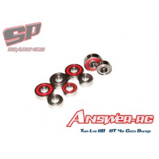 Rolamentos Híbridos Answer-RC - Pinhão Team Losi 8B/8T 4 pares